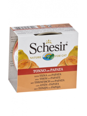 SCHESIR GATO ATUM COM PAPAIA (GELATINA) 85GR